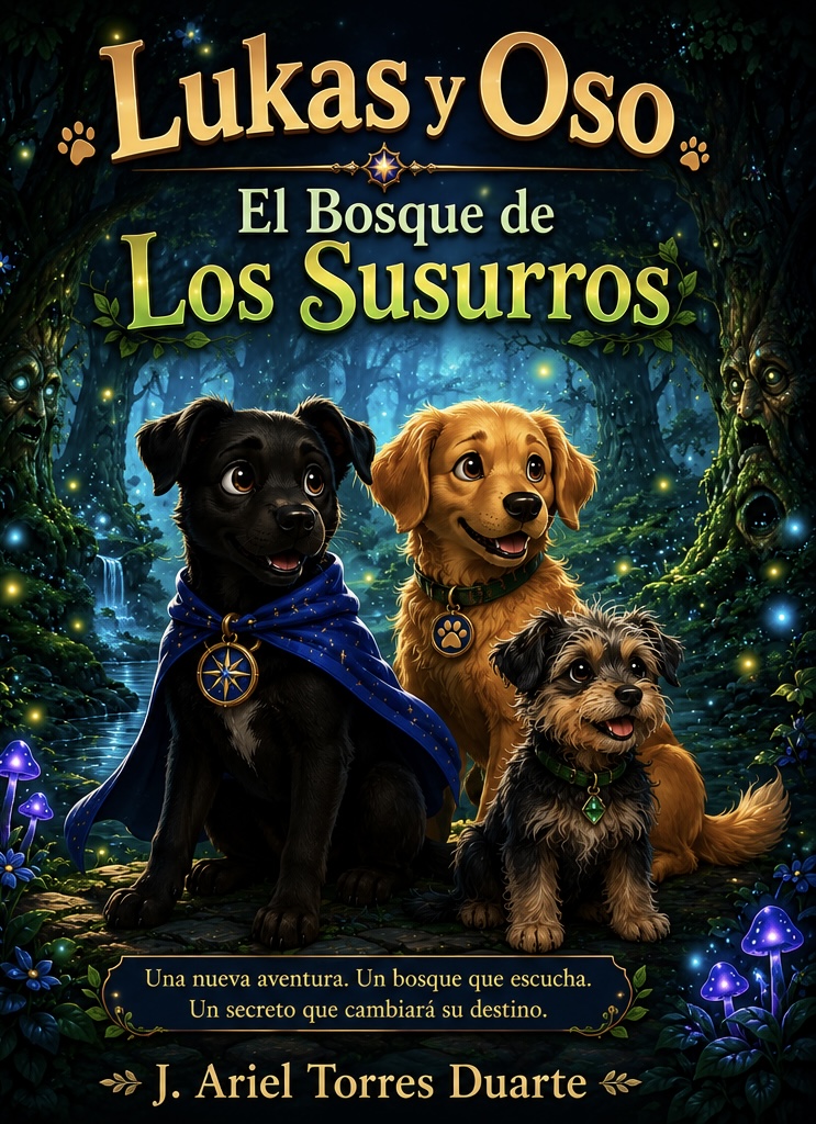 Portada de Lukas y Oso: El Bosque de los Susurros